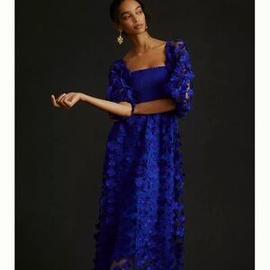 Delfi Collective 3-D Floral Dress from Anthropologie